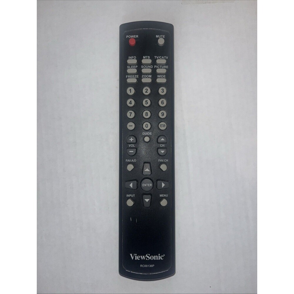 ViewSonic RC00136P Remote Control Tested Working Condition